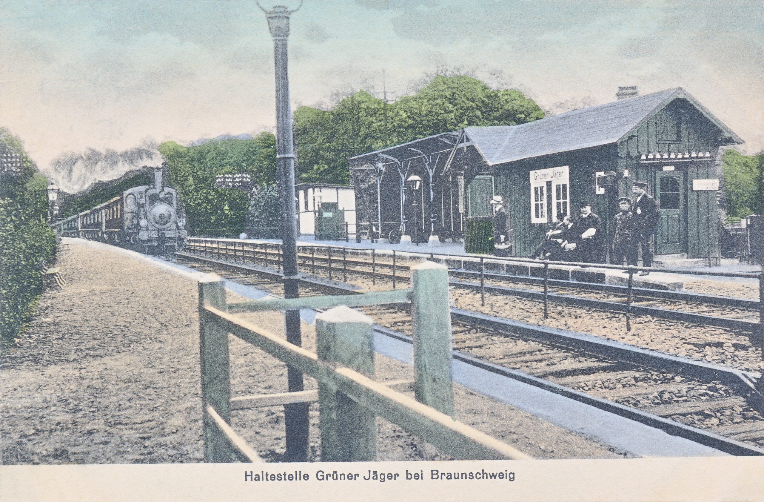 Haltestelle_Riddagshausen_Gru╠êner_Ja╠êger_1912