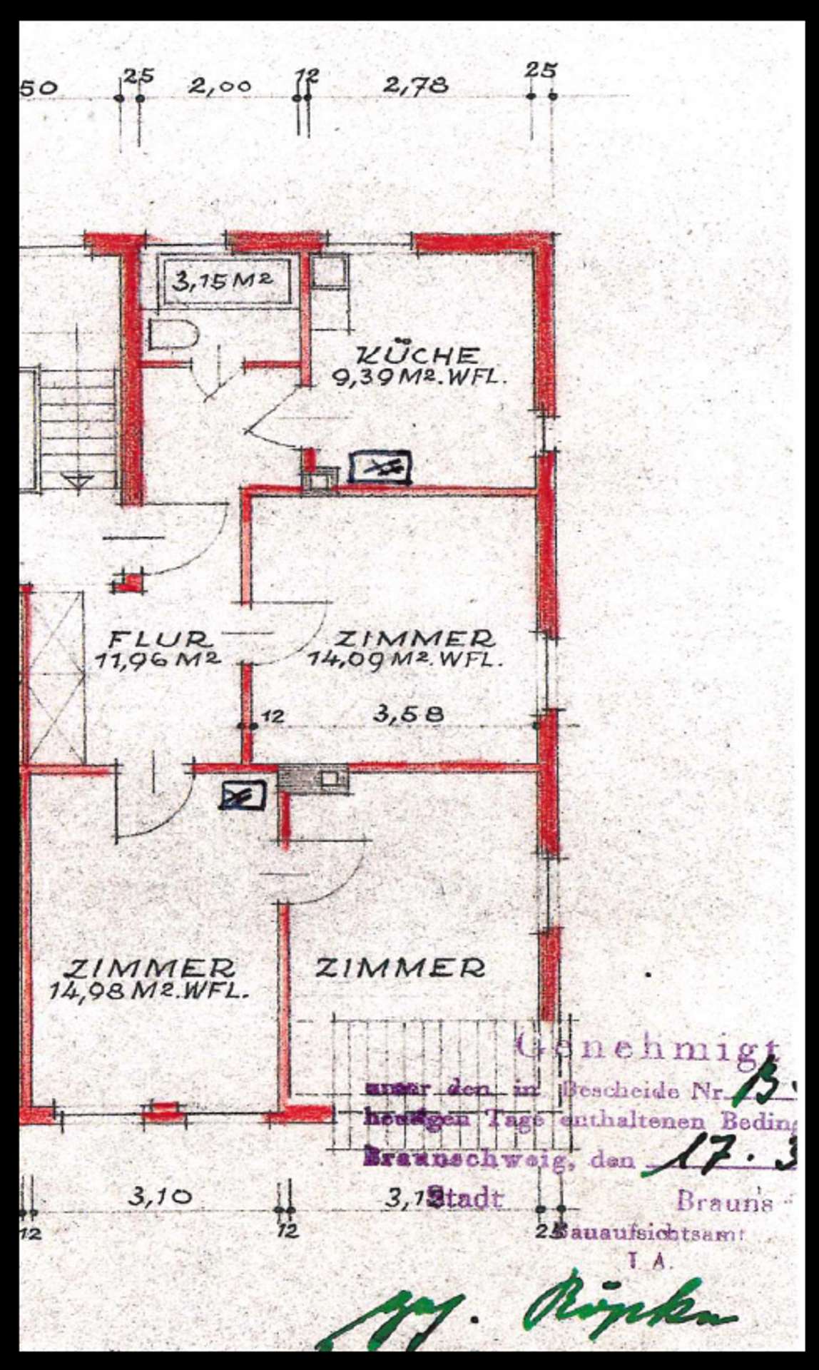 Grundriss 3OG links