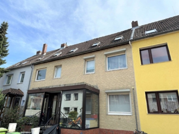 Familienfreundliches Reihenhaus mit Parkmöglichkeit und Garten: Ideal für eine kleine Familie, 38126 Braunschweig, Reihenmittelhaus