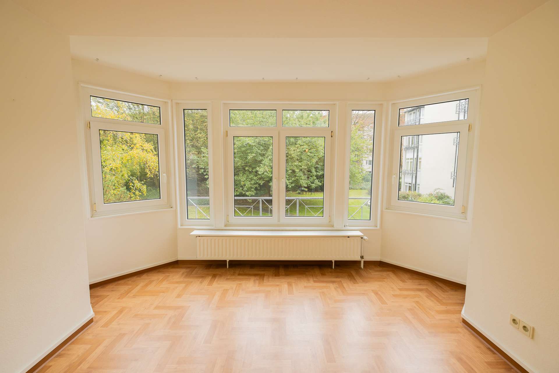 Ausblick zum Garten