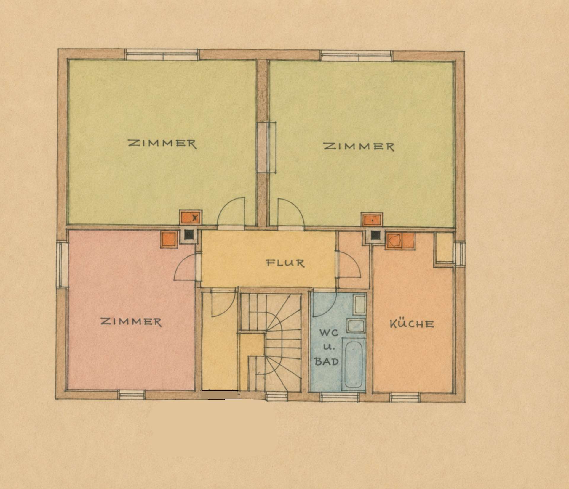 Grundriss Obergeschoss
