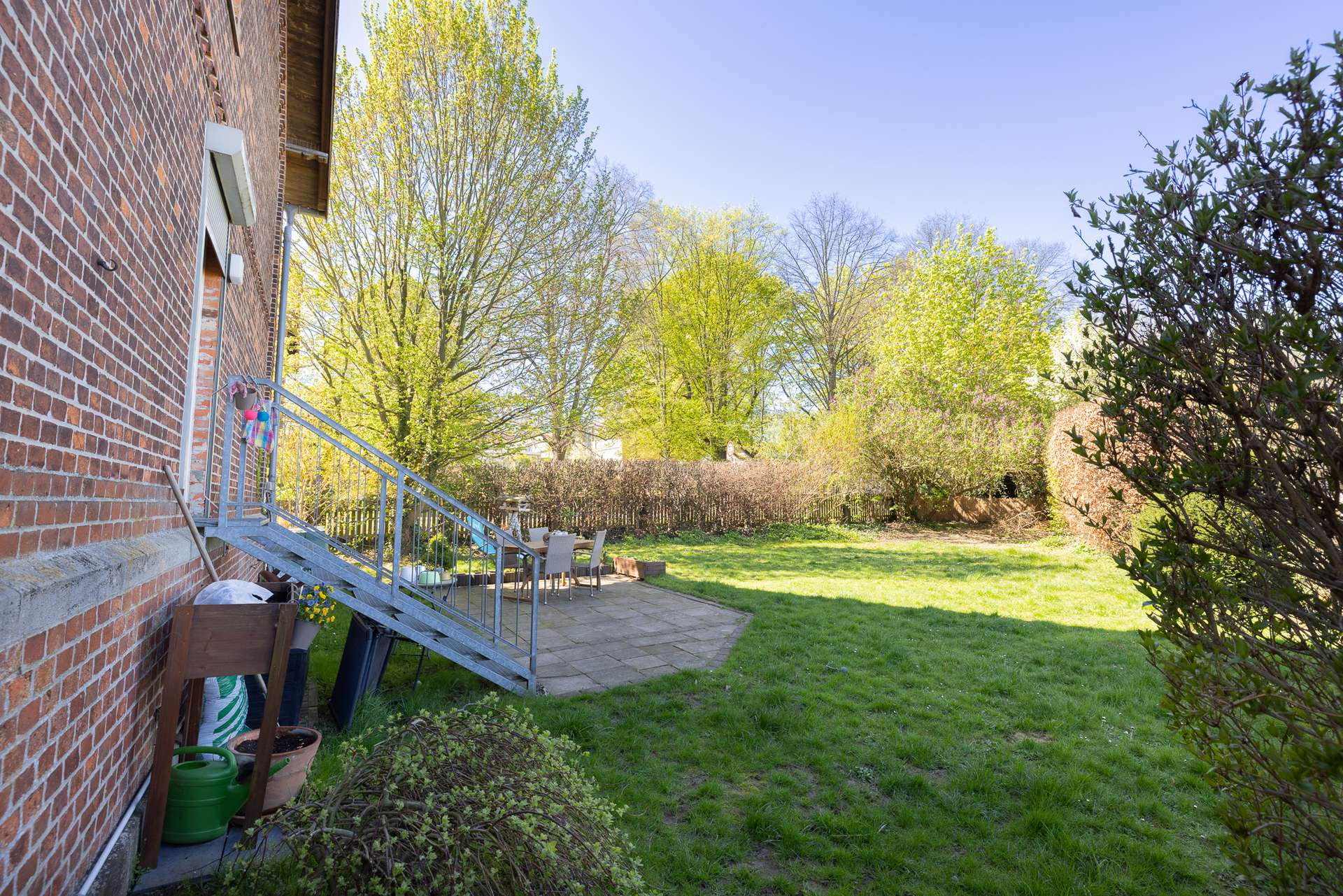 Gartenbabschnitt Reihenhaus