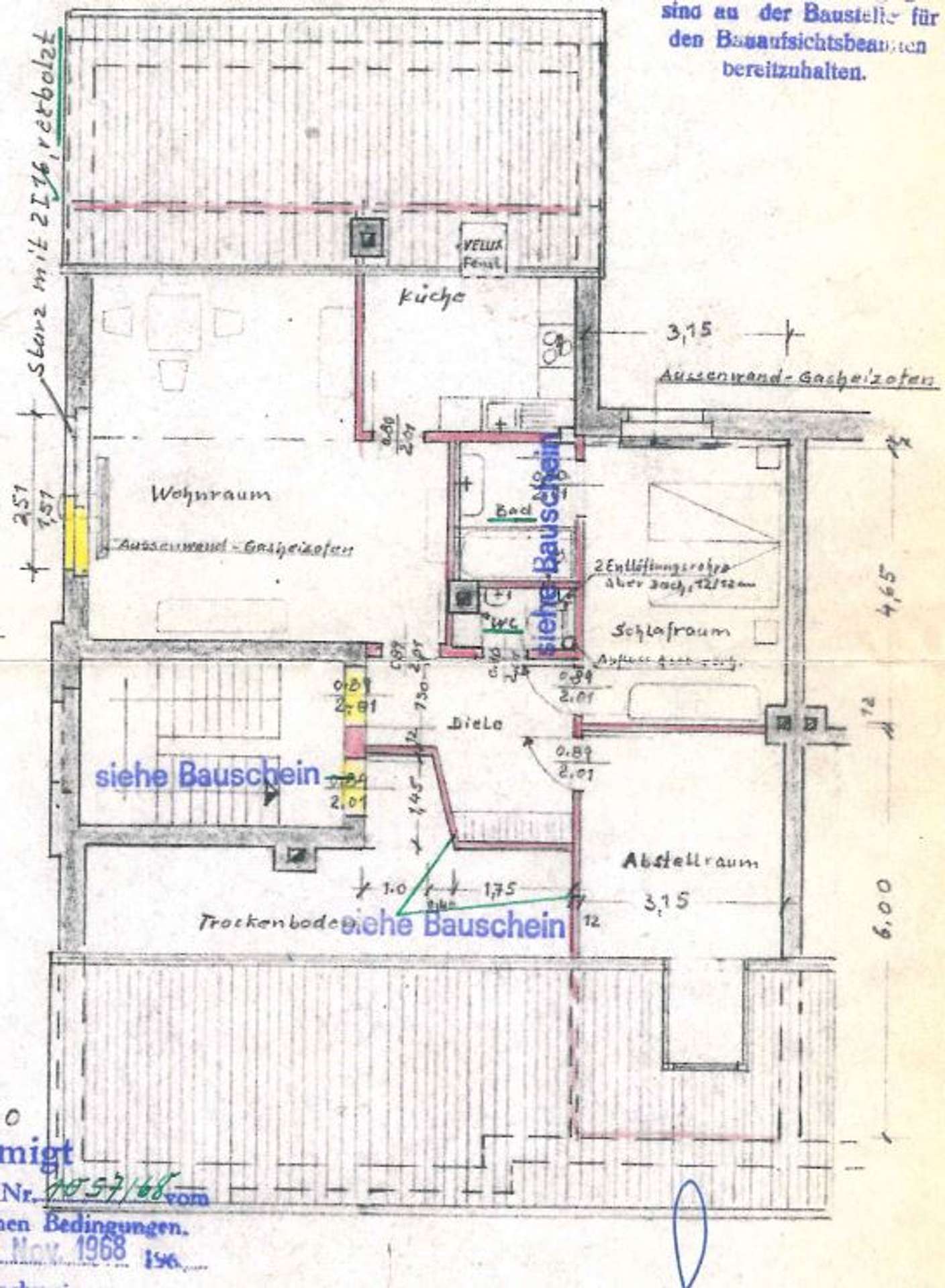 Grundrissskizze