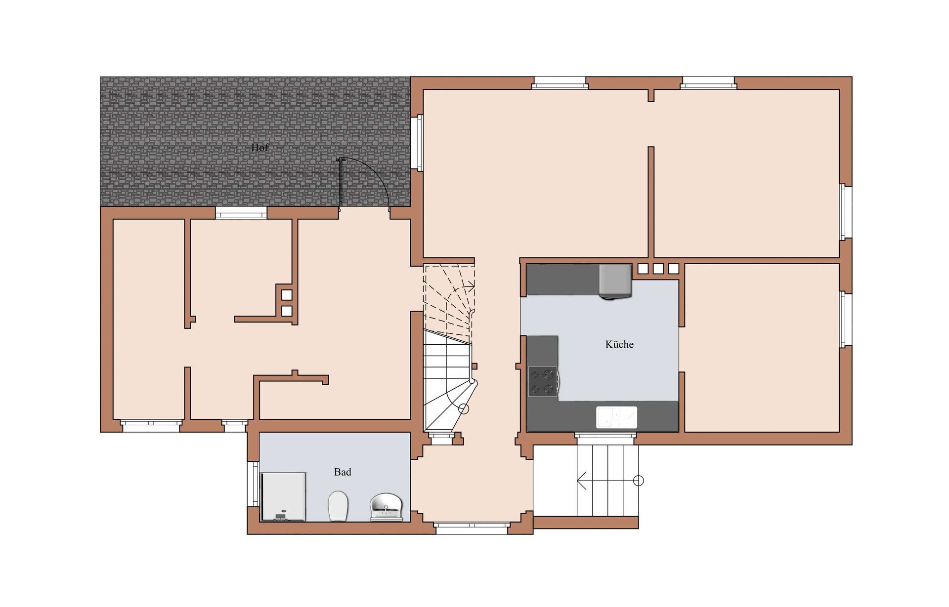 Grundriss Erdgeschoss
