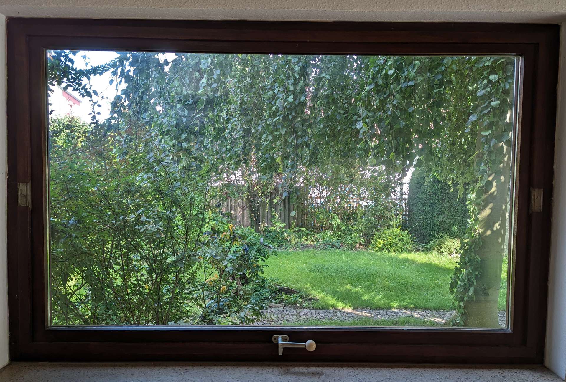 Ausblick aus Wohnzimmer