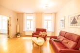 Wohnzimmer - Eigentumswohnung in alter Braunschweiger Stadtvilla in Bestlage mit Okerzugang und Garten
