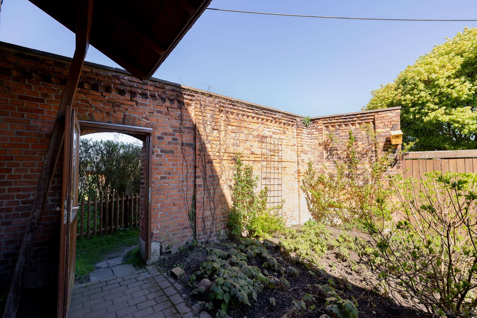 Pforte zum Gartenbereich