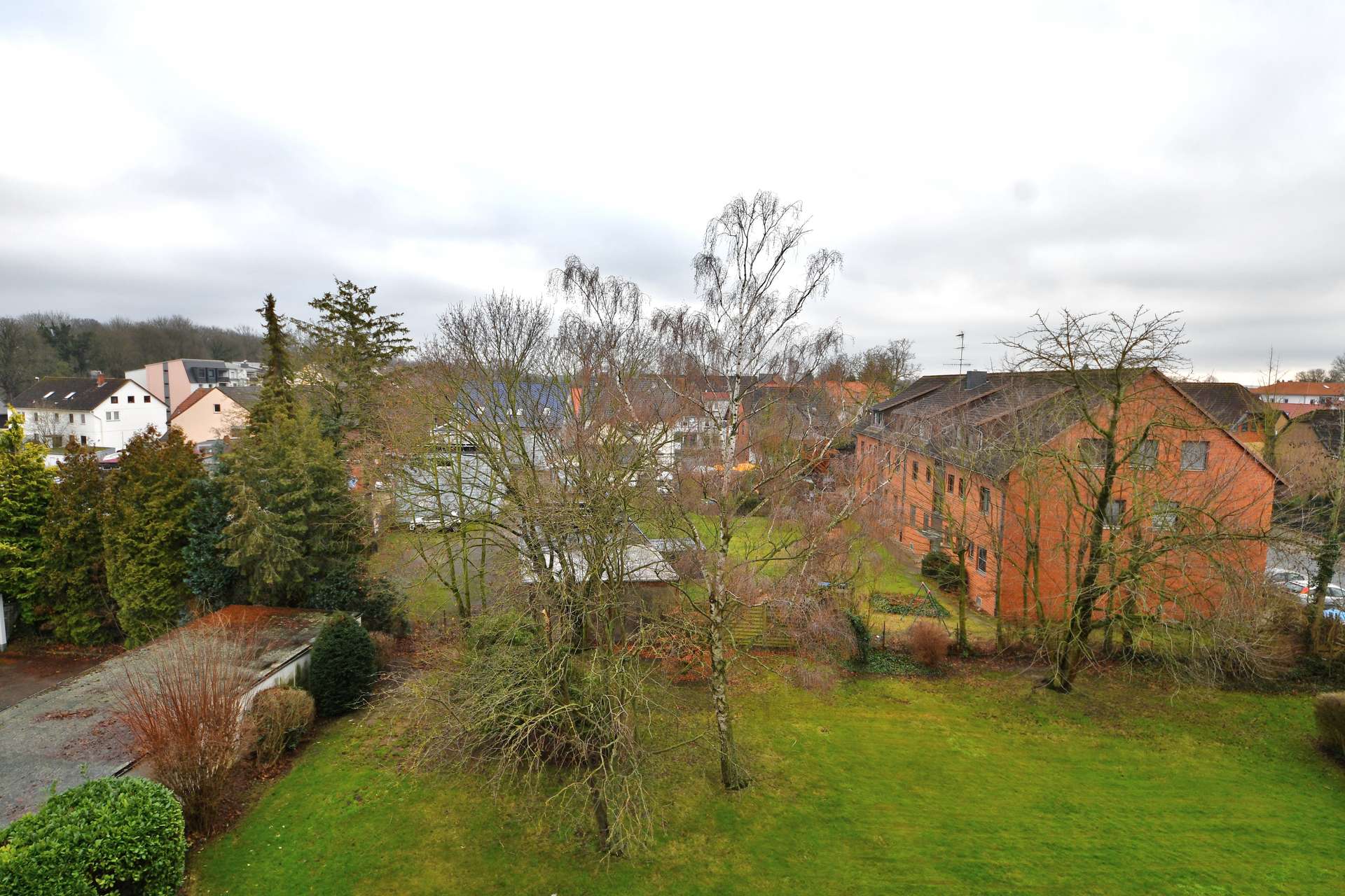 Blick vom Balkon