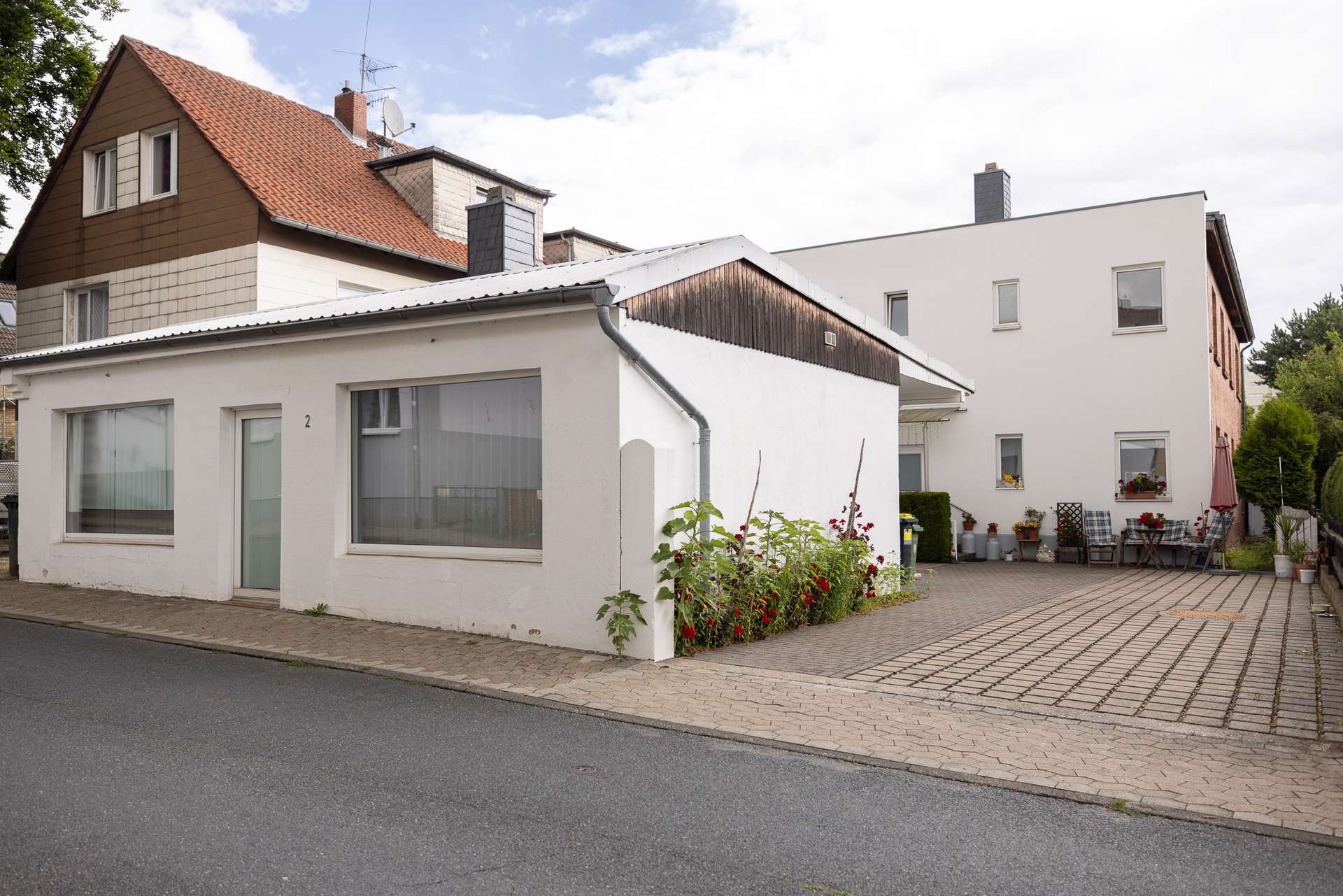 Hausansicht mit Vorderhaus