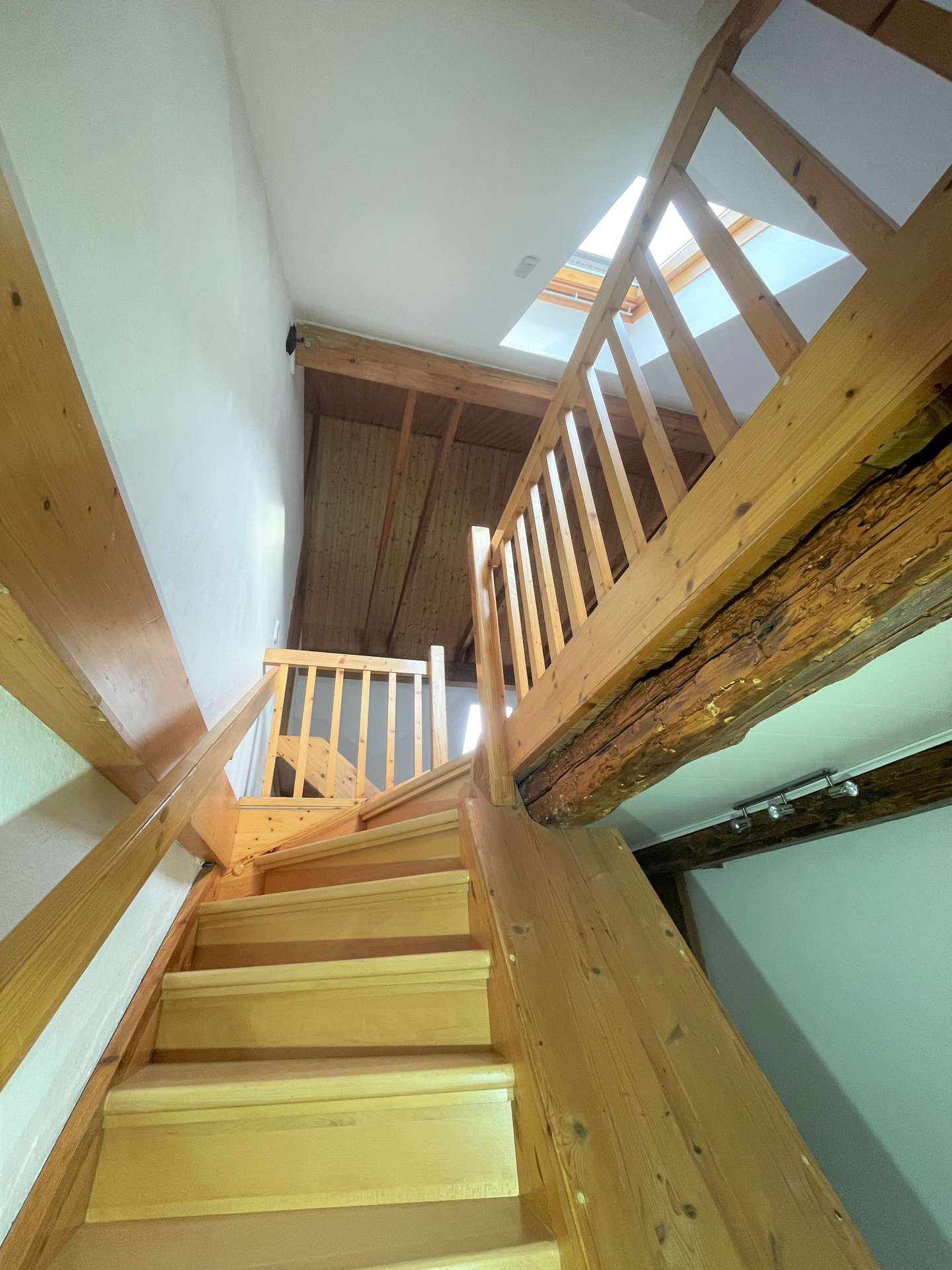 Treppenaufgang zum Wohnzimmer