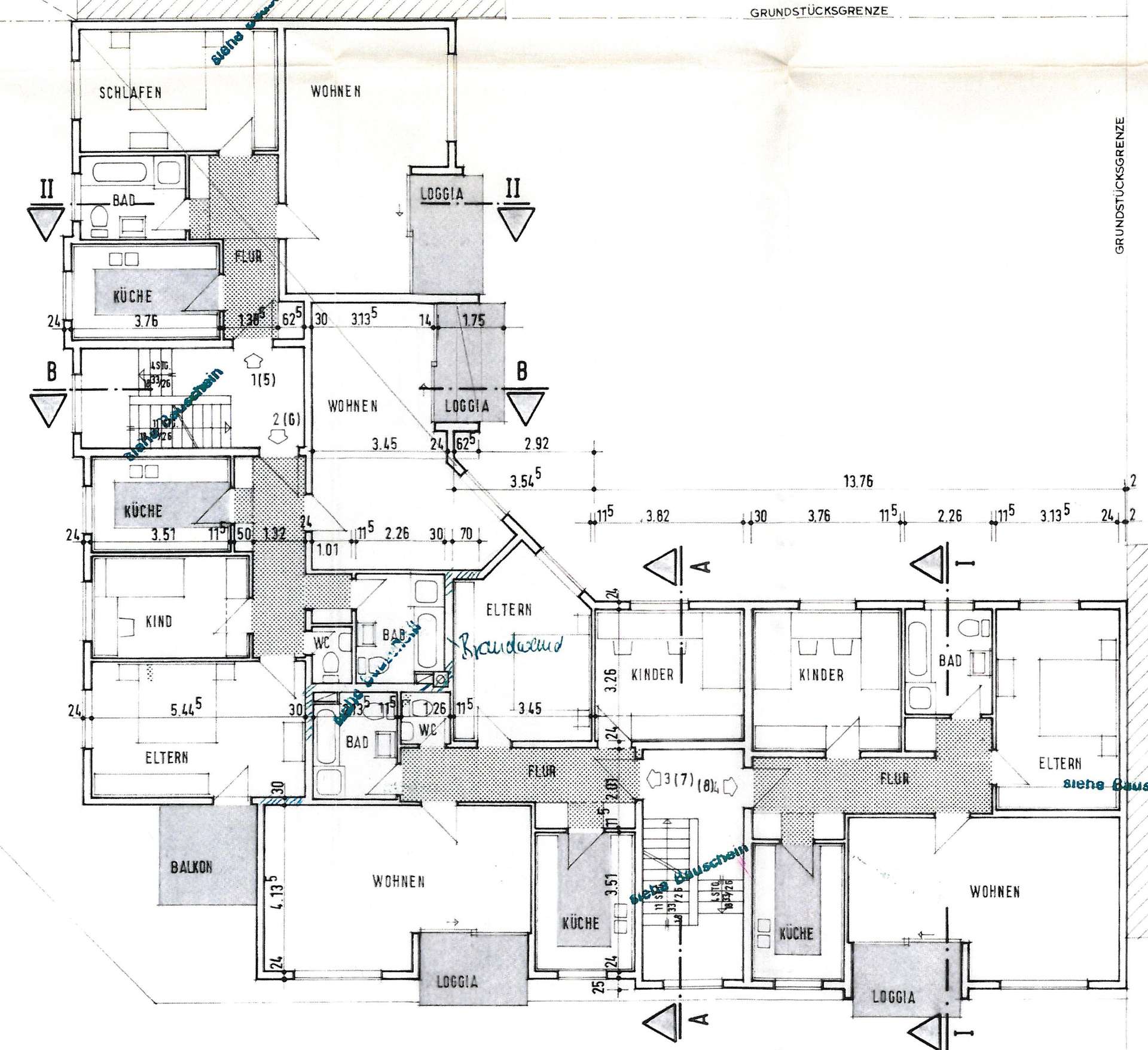 Grundriss 1&2OG für Expose
