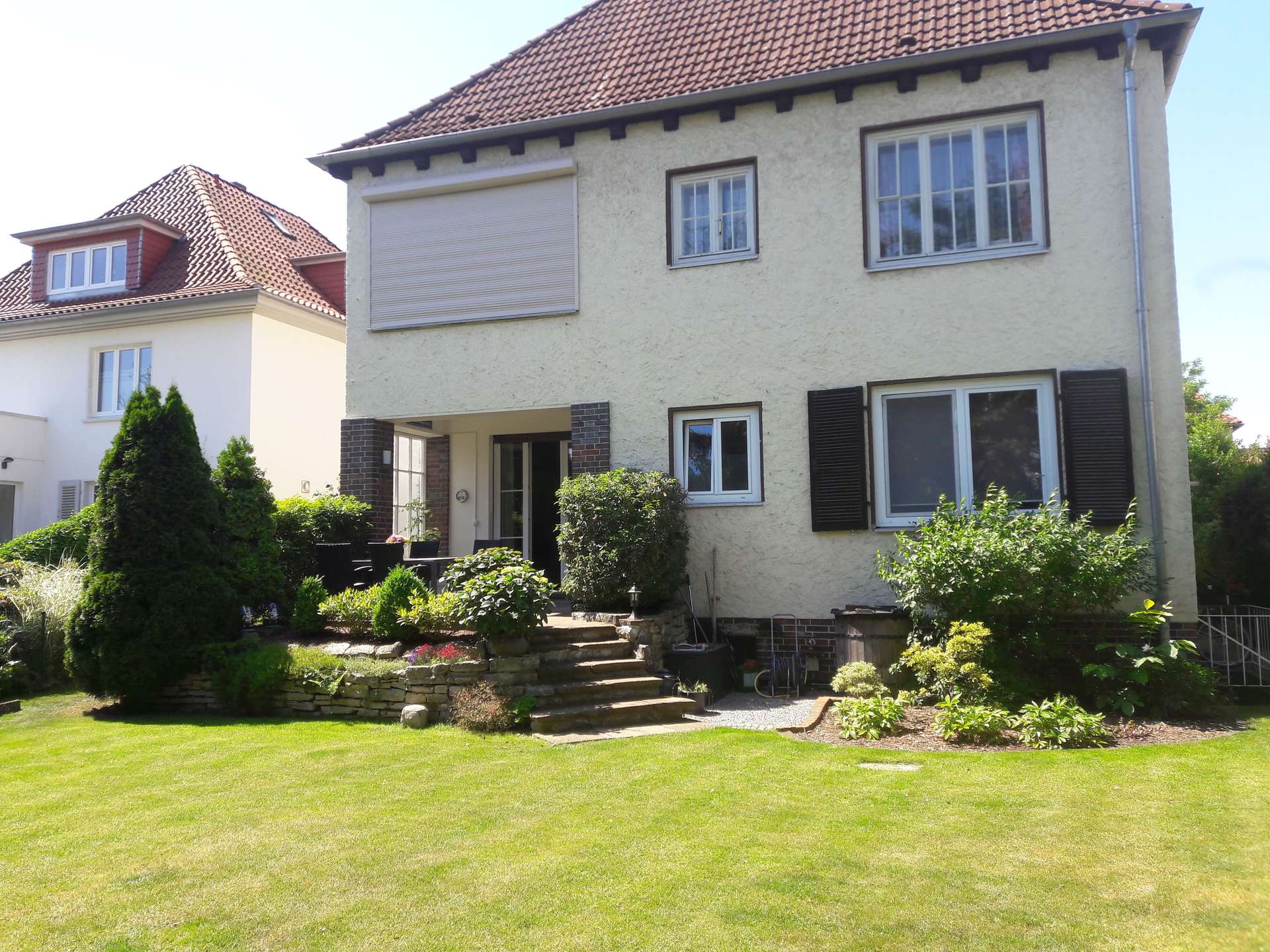 Hausansicht vom Garten