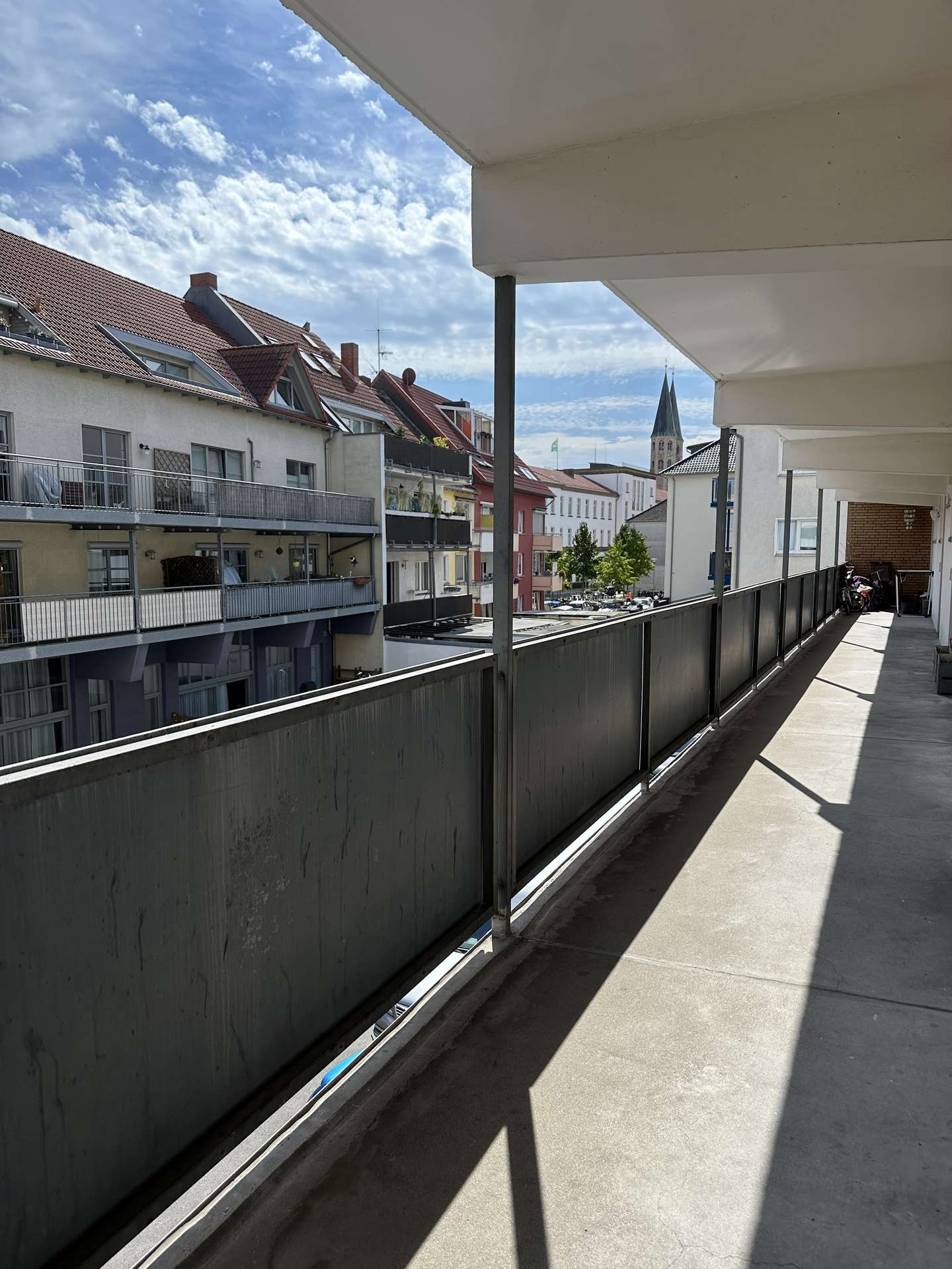 Laubengang zur Wohnung